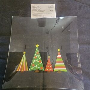 NIB Pampered Chef Holiday serving plate